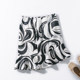 E43-3 Summer Women's Day Single Retro Print High-Pill Hip Skirt in the middle of irregular ruffled lover temperament skirt