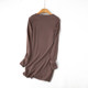 H64-3 Spring and Autumn New Product Women's Decoration Body Base Square Neck Long Sleeve Temperament Hip-wrap XG Dress
