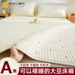 Class a Soybean Quilted Mattress Soft Pad for Home Bedroom Single Piece 2025 New Model for Rental Use Single Bed Mattress Pad