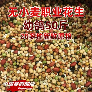 
Hongguan Fengyi Longxiang wheat-free professional peanut young pigeon food pigeon food competition breeding pigeons corn-free 50*0.5kg whole bag