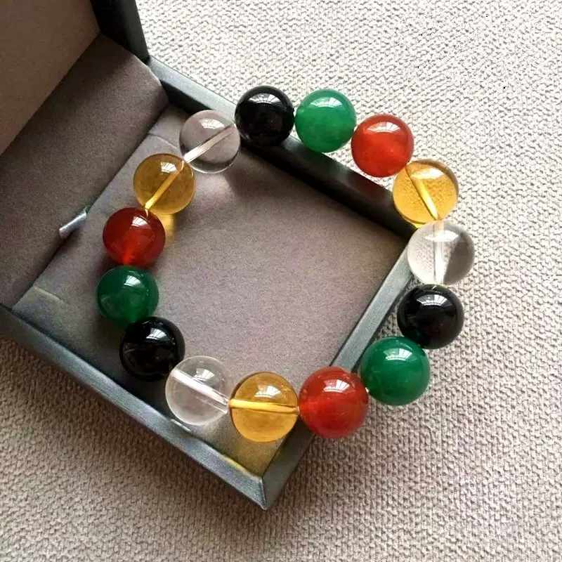 金木水火土 紅龍紋瑪瑙 風水五行天珠ネックレスセット 金木水火土 紅龍紋瑪瑙 風水五行天珠ネックレスセット