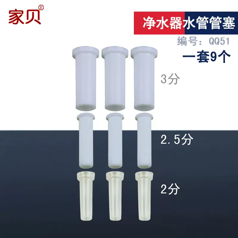 家貝2分2 5分3分飲水機水管管塞適用於無限