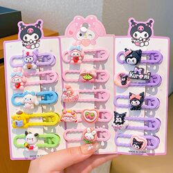 New Children's Cartoon Hair Clips, Little Girl Cartoon Side Bangs Clips, Baby Hairpins, Back of the Head Hair Clips, Hair Accessories