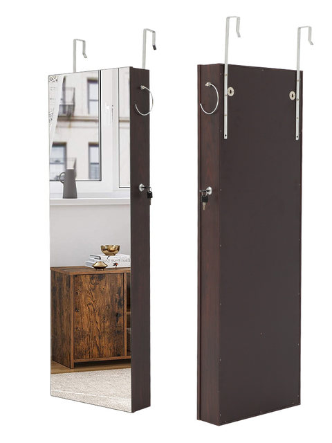 Dress mirror, makeup mirror storage cabinet full -body mirror dressing table entry home storage cabinet

