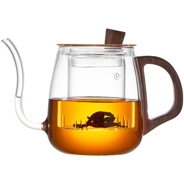 Mesni glass teapot single pot tea household high temperature resistant ...