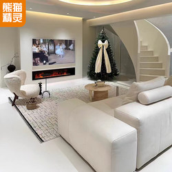Guangdong Foshan Super Crystal Glaze Velvet Soft Light Tile Ultra-White Base 750X1500 Cream Style Wear-Resistant Ceramic Tile Floor Tile