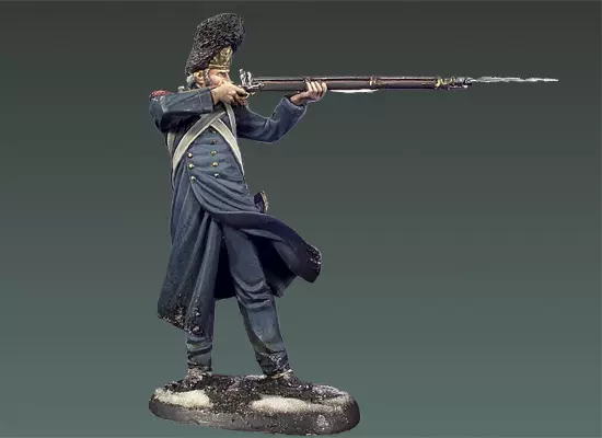 1/32 54mm 拿破仑战争法国卫队掷弹兵 54毫米模玩912yy新款