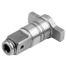 Electric wrench modified dual-purpose square shaft accessories multi-function output shaft dual-purpose T-type gun head converter