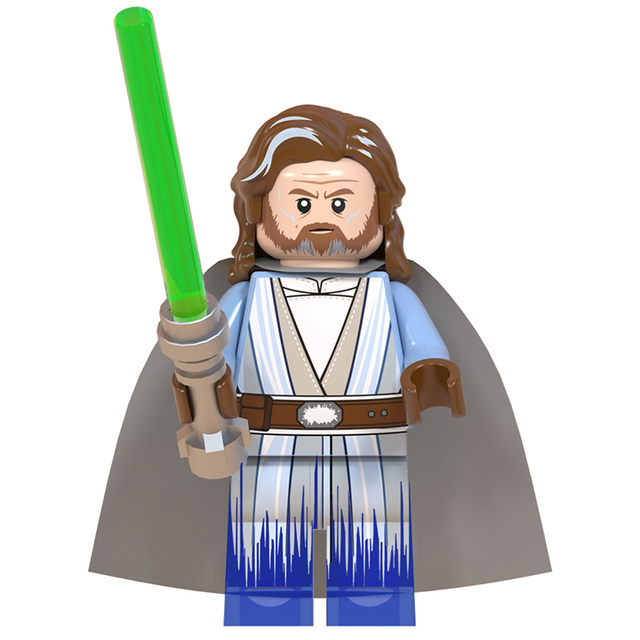 Star Wars WM6091 The Mandalorian Han Solo Luke C3PO assembled building