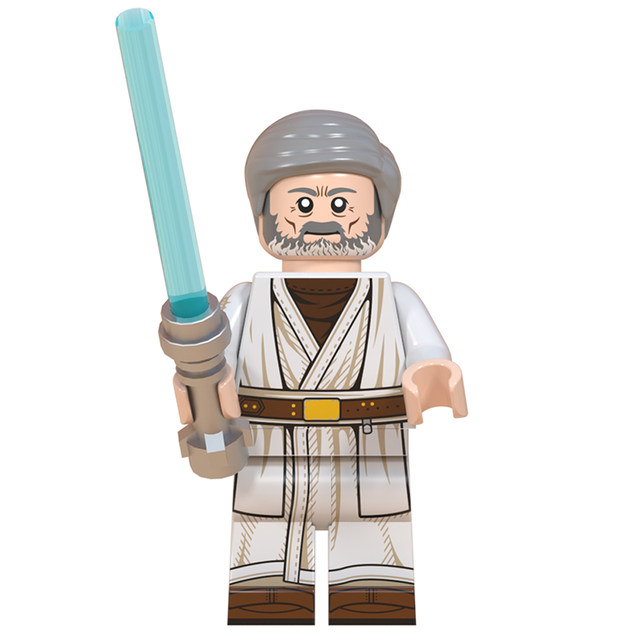 Star Wars WM6091 The Mandalorian Han Solo Luke C3PO assembled building