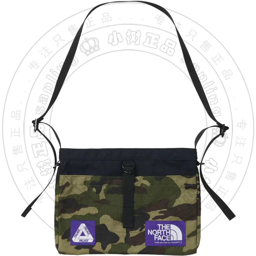 21SS Palace TNF Purple Label Cordura Nylon Shoulder Bag 挎包-Taobao