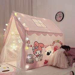 Children's Tent Playhouse Girl's Castle Princess Cabin Bed Separation Artifact Leti Kuromi