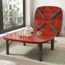 Folding Table, Household Kang Table, Tatami Bay Window Table, Simple Sitting Low Table, Small Dining Table, Dormitory Bed Desk