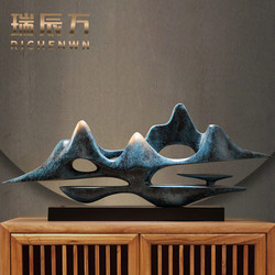 New Chinese-Style Living Room Decorations, Home Office, Wine Cabinet, Entrance Hall, Light Luxury Decorative Crafts, Housewarming Gifts