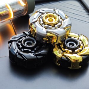 
Grudge 08 rotating alloy nail opening fingertip gyro restless gyro decompression artifact decompression toy push card edc