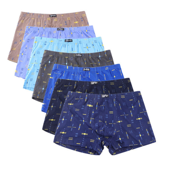 5-pack of printed men's boxer briefs, pure cotton, young boys' boxer ...