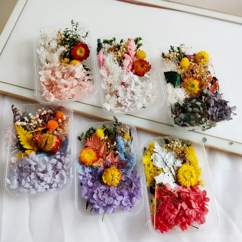 花心思紙藝乾燥花永生花材料包節日手工花藝製品diy零散