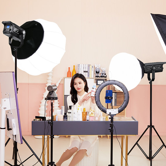 フィルライト 150W 3色スポットライト背景雰囲気フィルランプ写真撮影  