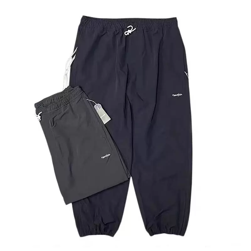 NAUTICA RELAXED TRACK PANTS 长谷川监制宽松休闲束脚运动裤长裤-Taobao