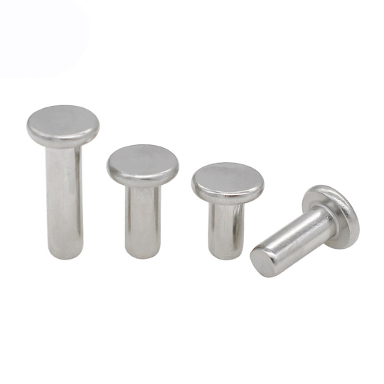 Rivet Nut 304 Stainless Steel Flat Head Solid Rivets - M2, M2.5, M3, M4 ...
