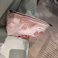 Pink Fresh and Luxurious Cosmetic Bag for Women, Portable Large Capacity 2025 New Model, High-End Feel, Travel Storage Bag