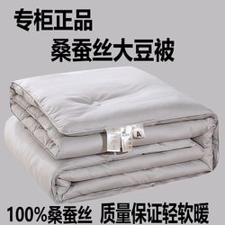 Authentic Handmade Mulberry Silk Quilt with Soybean Fiber Winter Quilt 5kg Pure Cotton Spring and Autumn Quilt Core Mother-Child Quilt Summer Cooling Quilt
