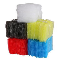 Yellow, Red, Blue, and Black Colored Bubble Bags, Bubble Film Pads, Rolls of Bubble Wrap, Colored Packaging, Express Shockproof Packing Foam