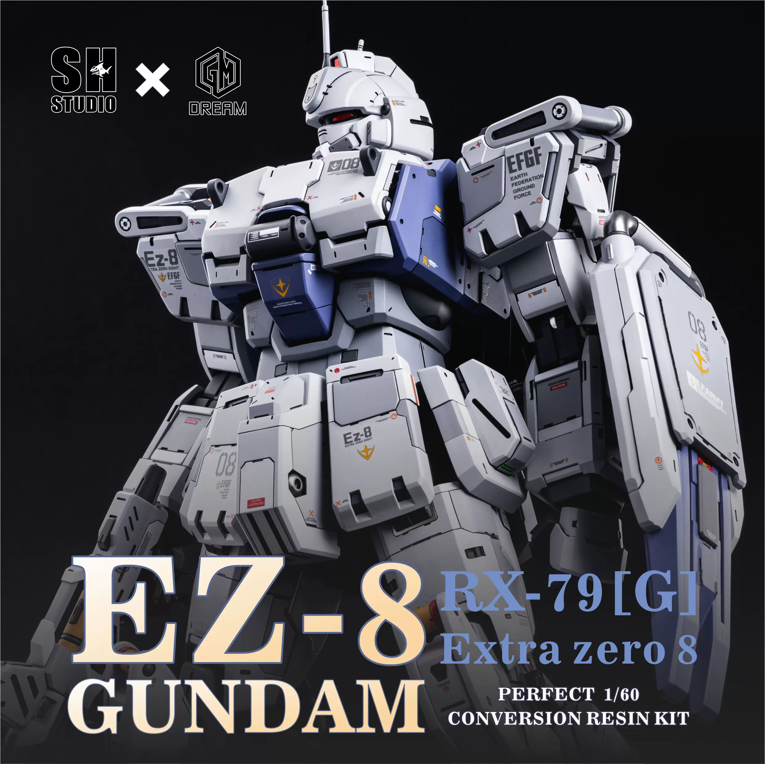 GMD SH STUDIO PG 1/60 RX-79G EZ-8 高達樹脂GK 改件-Taobao