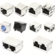 RJ45 ổ cắm mạng băng thông rộng mạng cáp giao diện nữ cổng Ethernet vỏ đồng được bảo vệ 8P8C ngang tấm chìm dọc