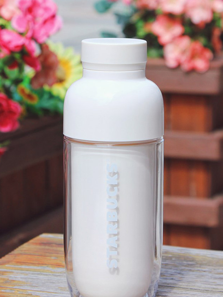 星巴克 户外纯白色系列随行保温杯-南风知吾意