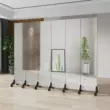 Vách ngăn văn phòng phòng khách tường nền phong cách Trung Quốc phòng ngủ khách sạn ánh sáng sang trọng đơn giản hiện đại gấp màn hình gập di động bình phong tre vách cnc phòng khách đẹp 