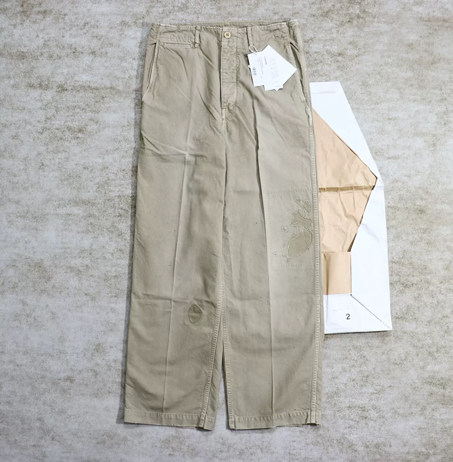 Visvim 24ss Carrol Chino Pants Dmgd Carroll 赛车裤束脚裤