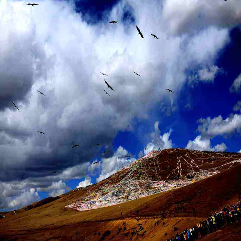 8人小团 色达甘南9天8晚旅游江迭公路莲宝叶则扎尕那若尔盖月亮湾