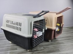 Large Pet Dog Travel Crate for Airline Travel, Car Carrier Cage for Golden Retrievers, Samoyeds, Labradors to Rest and Sleep