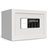 Deli 92619 safe home small bedside cabinet safe anti-theft anti-pry into the cabinet into the wall safe box home small safe mini office installed invisible into the wall box height 25cm