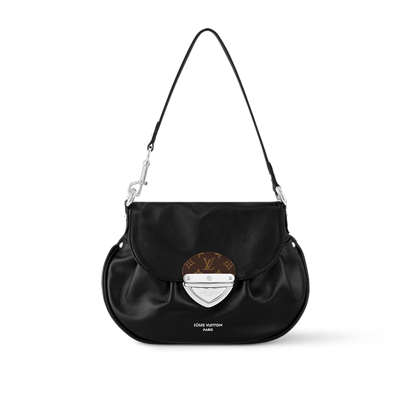 *LV*Sunset Vibe ラムスキン ブラックショルダーバッグ M12192 Outlet Louis Vuitton M12192 Sunset Vibe Black On Sale