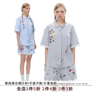 
SUMIYAKI 27 American Fun Set Short Sleeve Shirt Shorts