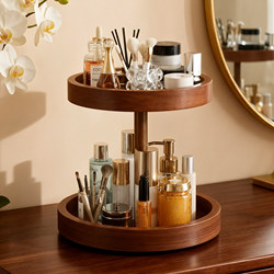 Cosmetic Storage Box, High-End Desktop Storage Box for Bedroom, Rotating Perfume Storage Rack, Storage Box Placed on the Bedside Table