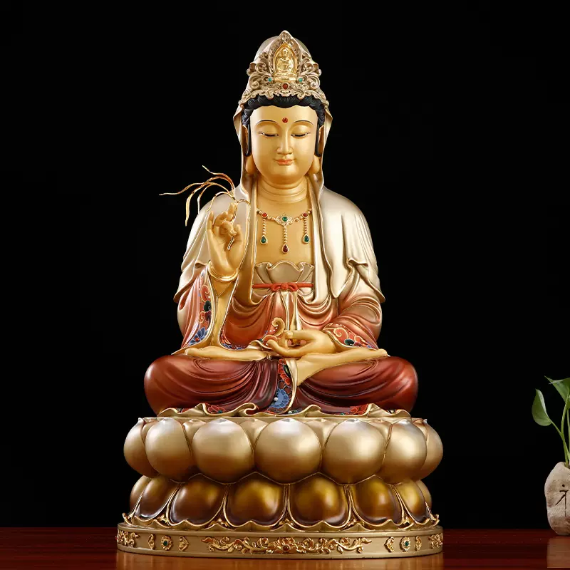 銅製 靠背观音菩萨 仏像 工艺品 摆件 装飾品 美術品 銅製 靠背观音菩萨 仏像 工艺品 摆件 装飾品 美術品 Amazon