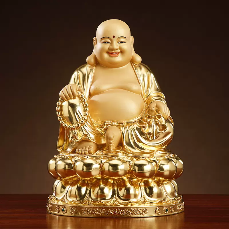 珍品旧蔵* 清 居家供奉銅拓金佛教佛像 仏像 銅製 唐物