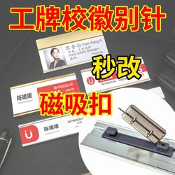 Magnetic Badge Holder for Employee Id, Strong Magnet, Student Badge, Special Badge Holder, Magnet for Name Tags, Magnetic Name Tag