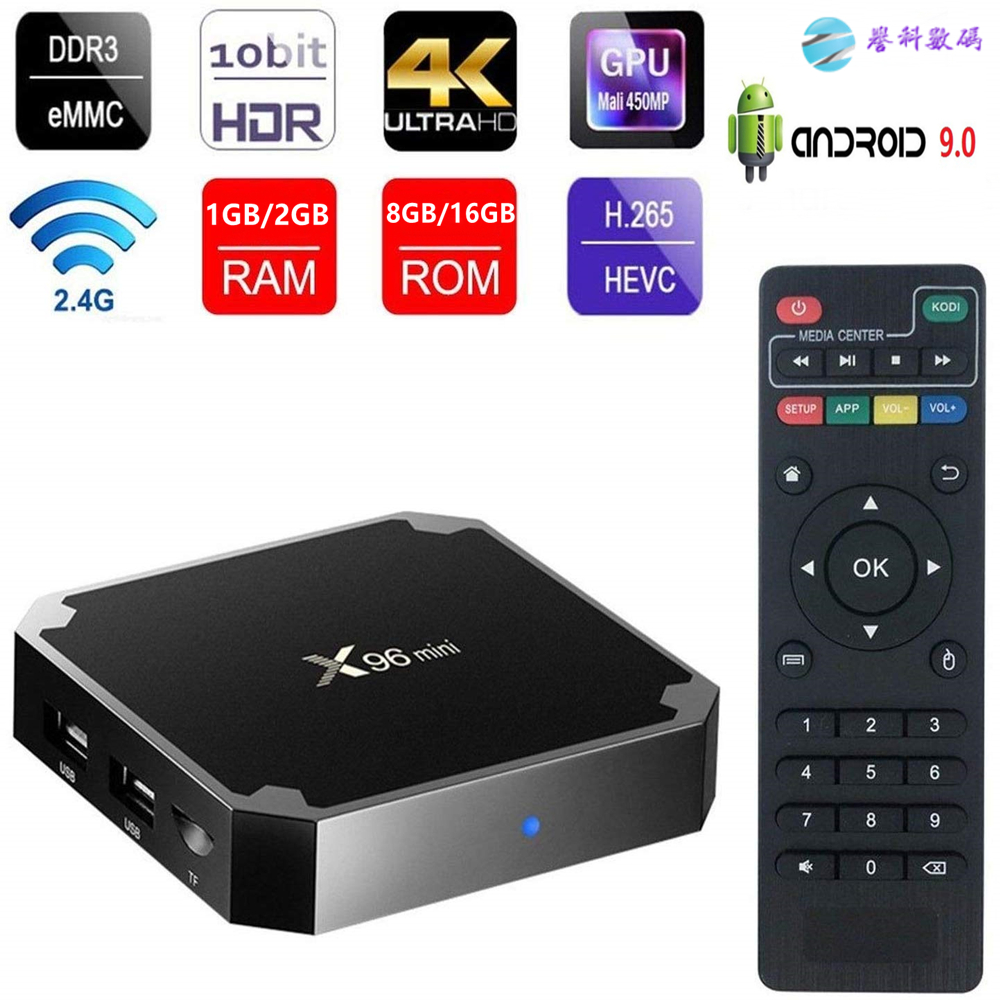 X96 ̴ Ʈũ HD ÷̾ ⺻ ȵ̵ 9 TV ڽ S905W  ÷̾ WIFI-