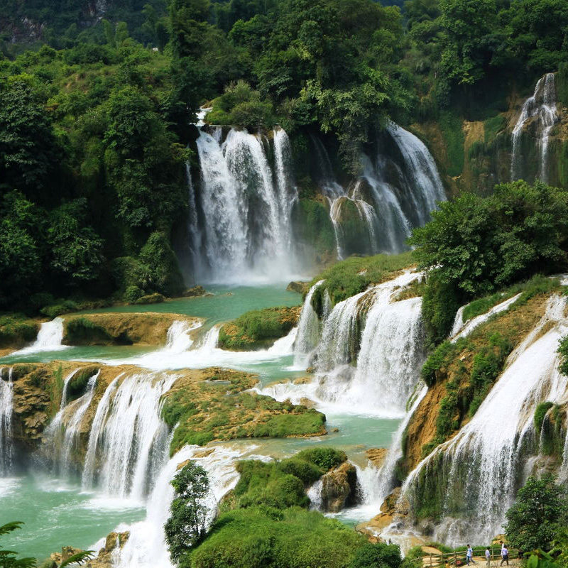 广西南宁旅游纯玩德天瀑布明仕田园跟团一日游 南宁起止