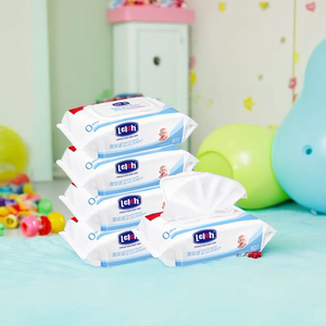
Luanshi baby wipes 80 pumps for newborn babies and toddlers and babies portable non-irritating wet toilet paper towels