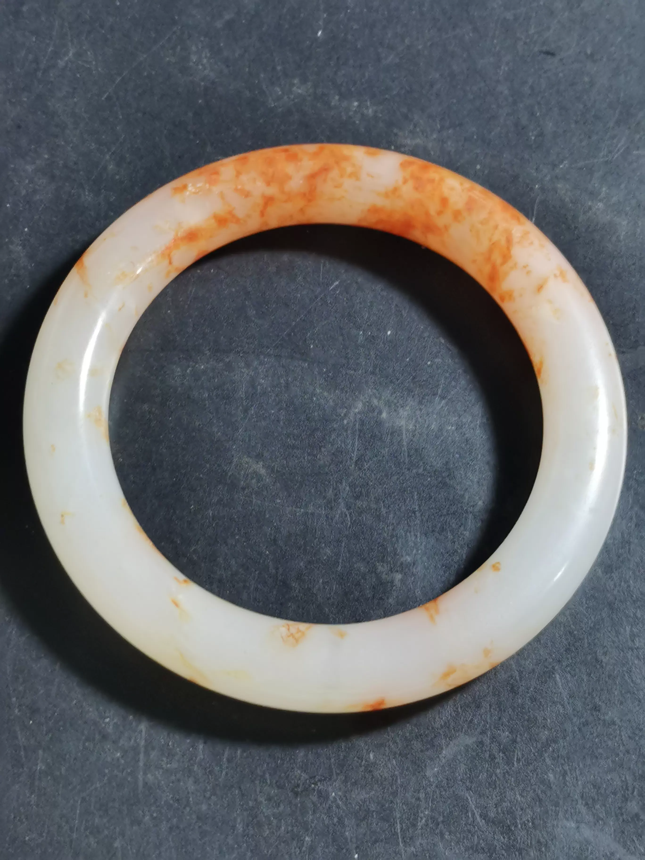 高古玉战汉玉器古玉老玉和田玉手镯玉镯内径