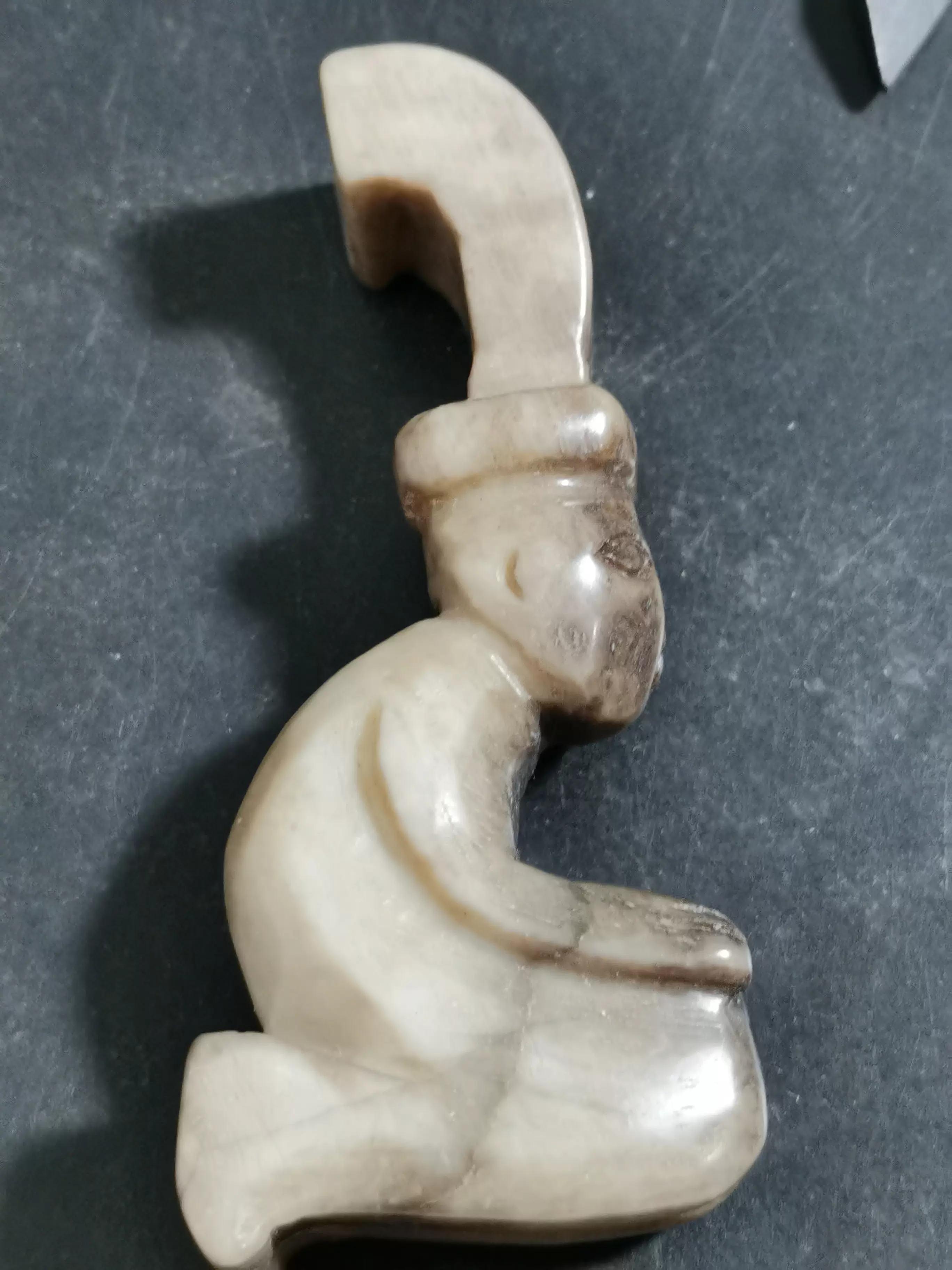 西周玉器古玉老玉玉贵人把件古玩玉器古董收藏老货