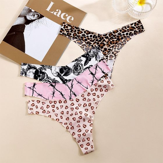 3 pieces of high split -shaped pants female wearing legs daily, long thin edge ice silk, one piece, no trace fitness underwear female