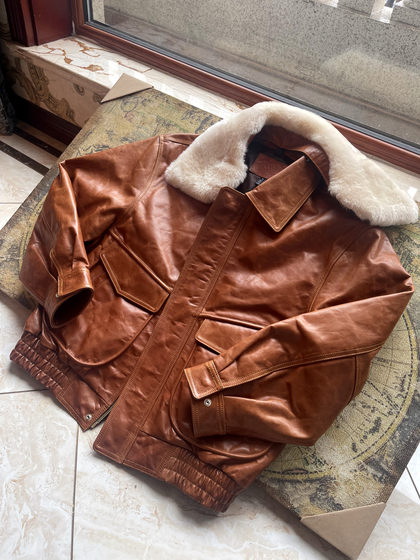 
Horsehide Down Jacket [Unisex Retro] Unisex Oversize Couple