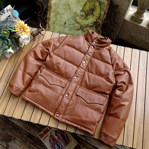 
First-layer cowhide down jacket [universal for both men and women] Japanese version Kimura Takuya winter warm genuine leather jacket