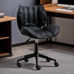Computer Chair, Comfortable for Long Sitting, Dormitory Student Desk Chair, Adjustable Swivel Chair with Backrest, Office Chair, Small Apartment Chair